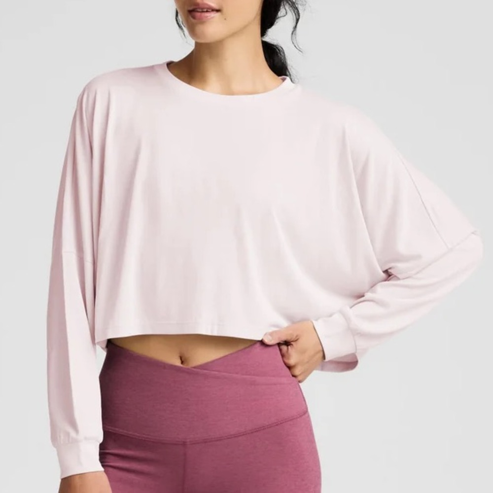 Calvin Klein Light Pink Performance Crop Top